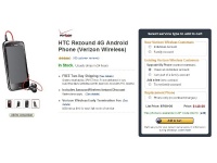 Amazon   HTC Rezound  149,99 