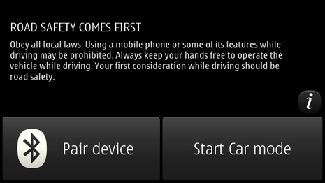 Nokia Carmode pairing