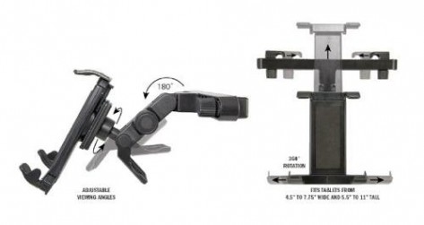 Bracketron Universal Tablet Headrest Mount - 4