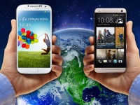 Samsung Galaxy S4  HTC One   