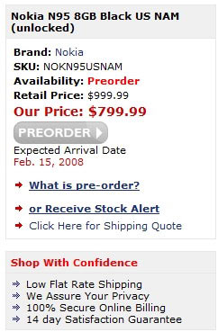 Nokia N95 8GB 