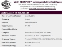 Lenovo Moto E3 Power   Wi-Fi Alliance