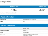 Google Pixel XL   Android 7.1 Nougat  4     Geekbench