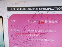  Snapdragon 821 SoC   LG G6