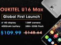 6- OUKITEL U16 Max       $109.99