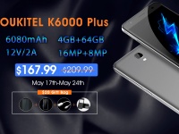 : OUKITEL K6000 Plus   $167.99  
