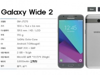 Samsung  8- Galaxy Wide 2  Android Nougat  13 