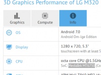 8- LG M320   Android 7.0   GFXBench