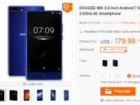 DOOGEE MIX      Banggood  $169.99