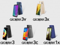 - Alcatel 1X, 3, 3C, 3X, 3V, 5:    