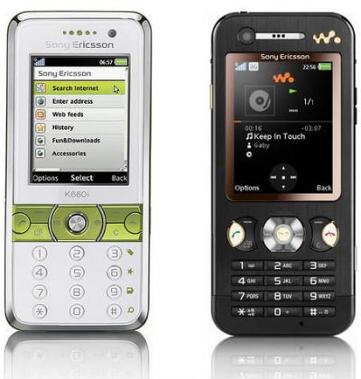 Sony Ericsson K660i and Sony Ericsson W890i