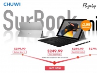  : CHUWI SurBook Mini  21  $249.99 + 9    