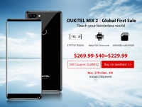 OUKITEL MIX 2 с 6 ГБ ОЗУ и Helio P25 запускается в глобальную продажу