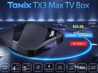 Купоны со скидкой до 50% на Gearbest + акция на смарт ТВ Tanix TX3 Max