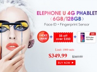  : Elephone U  Elephone U Pro - 6    128   + Face ID