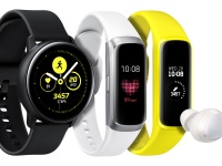 Samsung    : Galaxy Watch Active, Galaxy Fit, Galaxy Buds