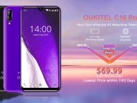 Oukitel C16 Pro    $69,99: 3+32  ,  5,71 