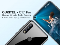 OUKITEL C17 Pro – смартфон с тройной камерой скоро в продаже за $139,99