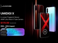      UMIDIGI X   179.99$    Upods  AliExpress