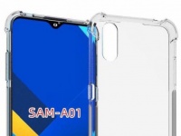 Смартфоны Samsung Galaxy A01 и A21 позируют в защитных чехлах