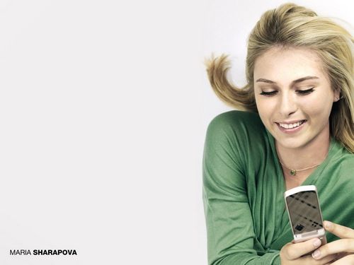 Maria Sharapova and Sony Ericsson