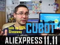 Cubot        Aliexpress.   11.11,   Giveaway!