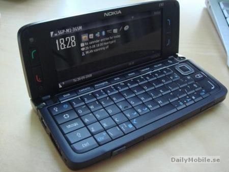 Nokia E90 в новом черном корпусе