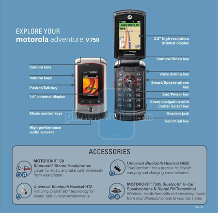 Motorola V750