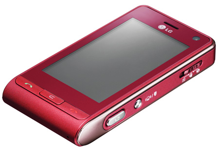 LG Viewty Hot Red