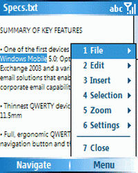 Smartphone Text Editor