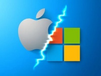 Microsoft      ,  Apple   