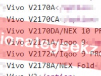 Vivo NEX 10 Pro, NEX Fold, iQOO 9  9 Pro   