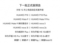      Huawei.   Android   Huawei Mate 9, P10, nova 3, Honor 9  Honor Note 10