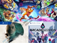 :    PS Plus  Crash Bandicoot 4, Man of Medan  Arcadegeddon