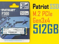 Відеоогляд та замір швидкості Patriot Memory P300 M.2  - SSD NVMe 1.3 на 512 ГБ