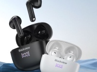 Новинка Blackview AirBuds 7 за $21.99 - навушники з HQ звуком, Bluetooth 5.3,  дисплеєм на боксі, 30 годинами роботи