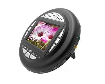 Round Portable DVD Player