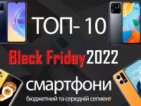 Black Friday 2022: Смартфони – найдоступніші моделі та середній ціновий сегмент. ТОП-10