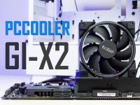 Відеоогляд кулера PCCooler GI-X2 - охолодження для процесорів до 105 Вт та біла підсвітка
