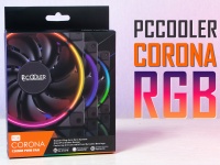 Відеоогляд вентилятора PCCooler Corona RGB - підсвічування на 16 млн. кольорів і синхронізація