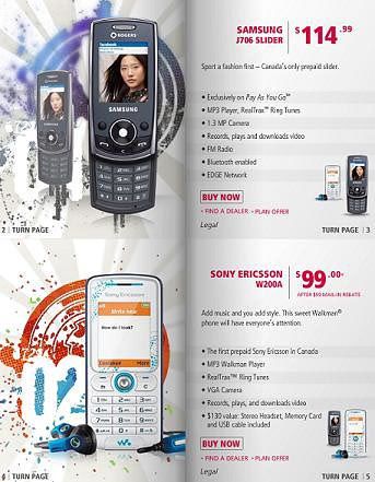 Samsung J706 and Sony Ericsson W200a