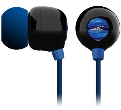 H2O AUDIO Surge Bass Amplified Waterproof Headphones