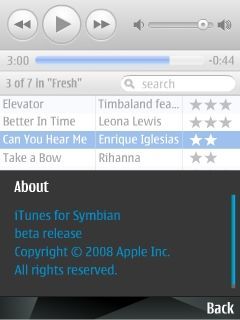 iTunes for Symbian
