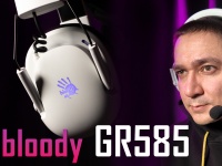 ³��� ����� Bloody GR585 - ���������-��������� (2,4 ��� � Bluetooth) � RGB � ������������ 80 ���