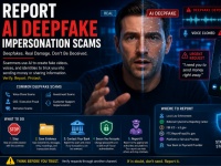 Report AI Deepfake Impersonation Scams: How to Identify, Report, and Protect Yourself
