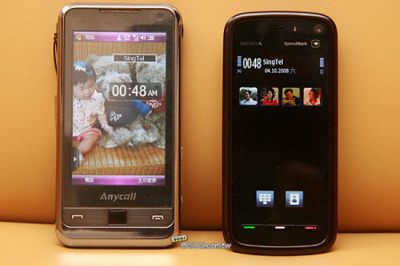 Nokia 5800 XpressMusic vs Samsung Omnia