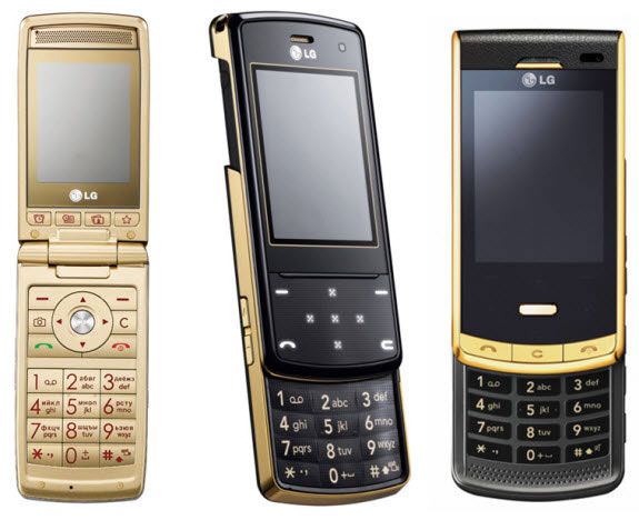 LG KF300, LG KF510 and LG KF755