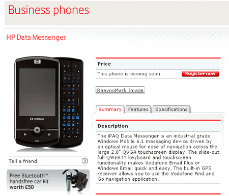 HP iPAQ Data Messenger