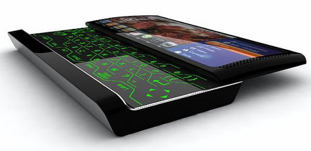 Multimedia Concept Phone Slides, Plays Media, Connects to Everything...