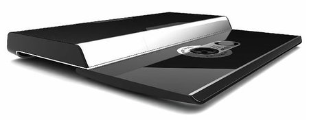 Multimedia Concept Phone Slides, Plays Media, Connects to Everything...